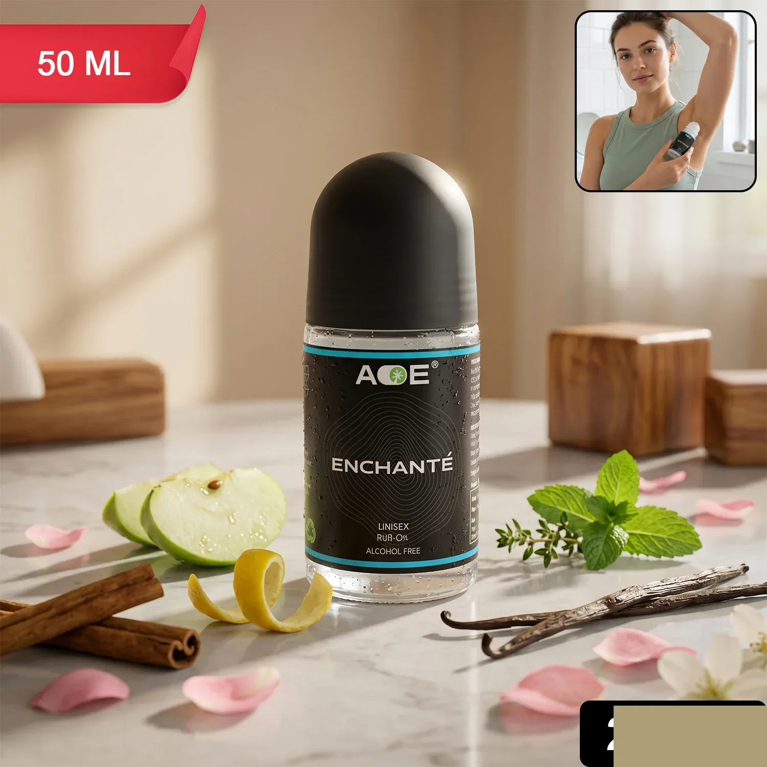 Unisex Roll-On Deodorant – Long-Lasting Freshness & Travel-Friendly - Detailed Feature View 1