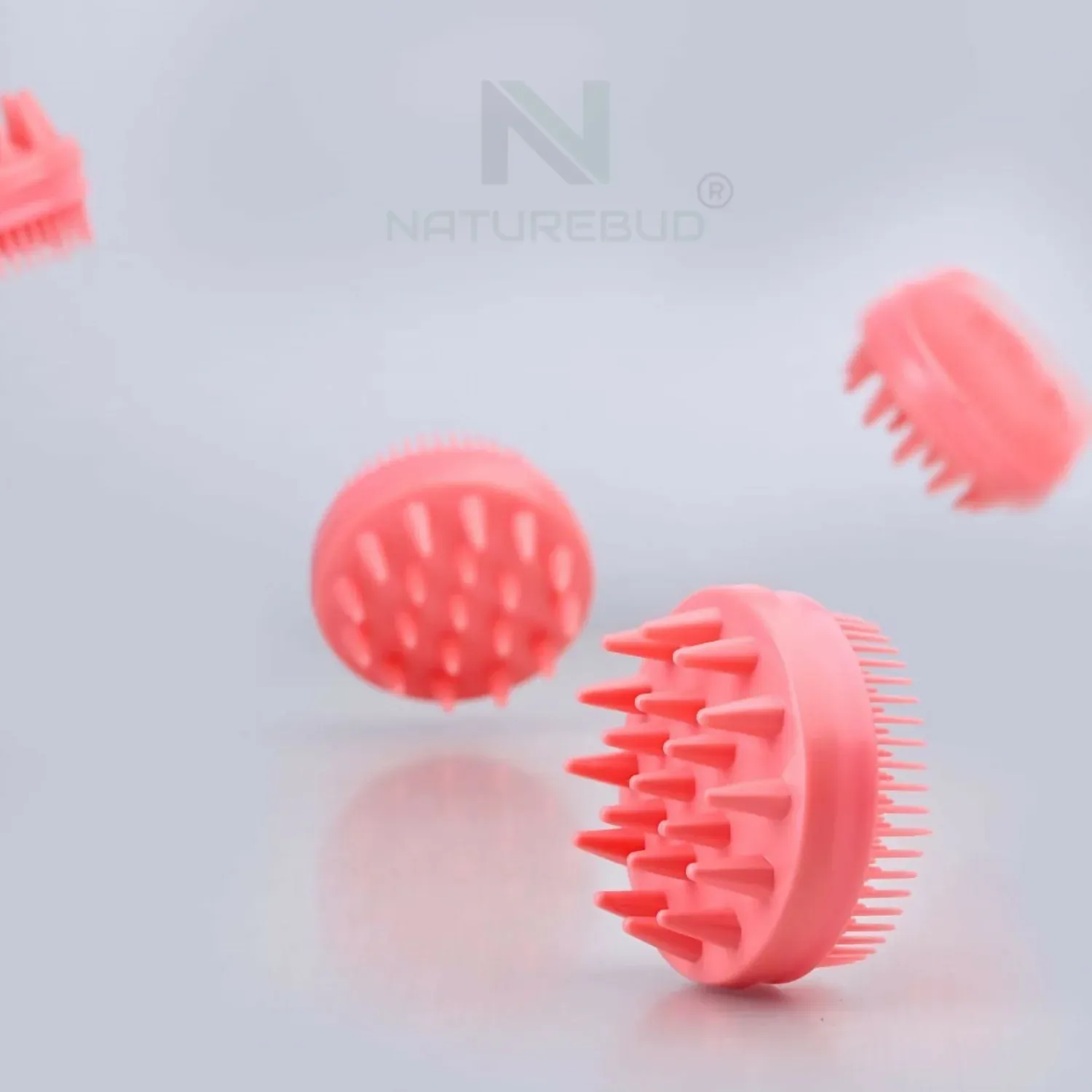 Hair Massager Brush – Dual-Sided Silicone for Scalp Care Pack of 2 - Detailed Feature View 4