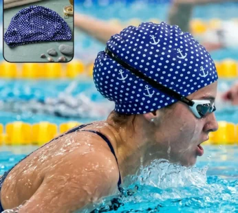 Stretchable Swimming Cap for Long Hair – Large, Comfortable Fit