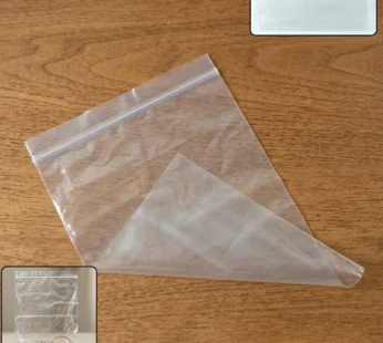 Plastic Zip Lock Bag – Reusable 33×23 cm for Secure Storage