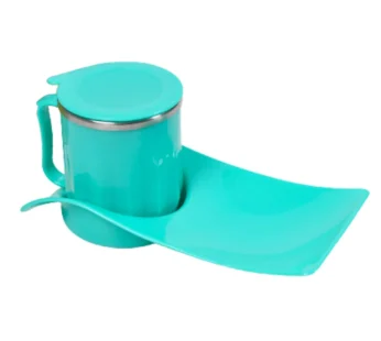 Snack Tray with Steel Cup – Multi-functional for Kids & Home | TinyTrendy