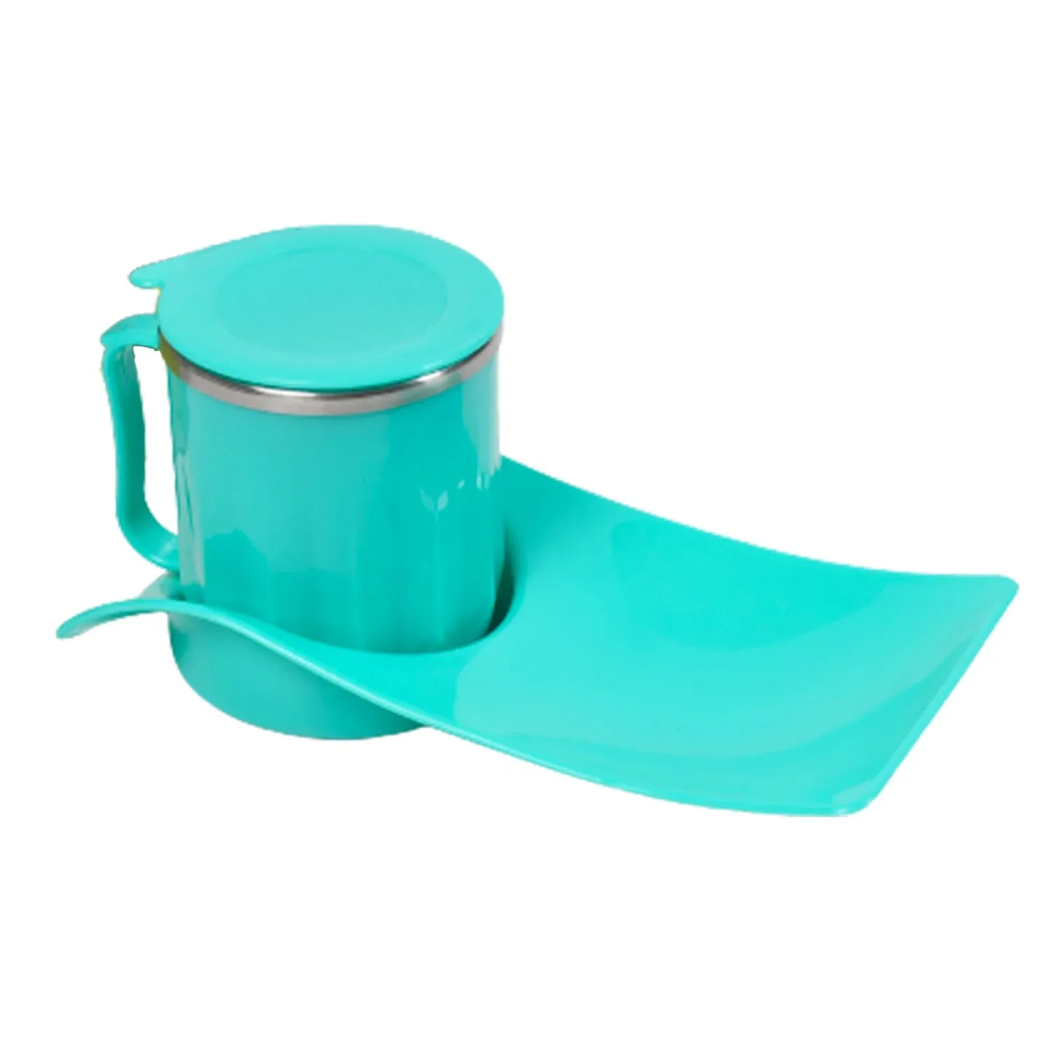 Premium Snack Tray with Steel Cup – Multi-functional for Kids & Home | TinyTrendy - Buy Online at Alikart
