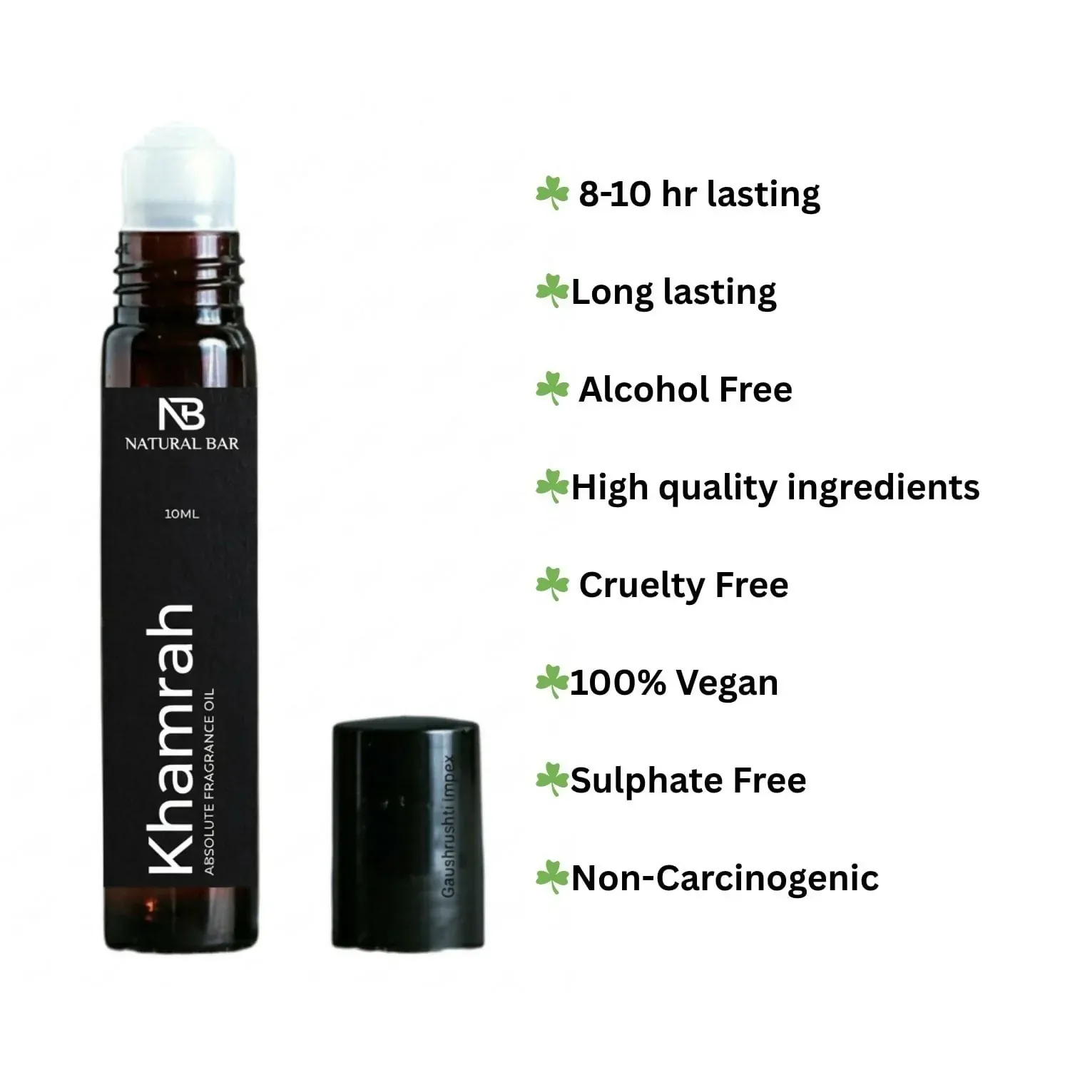 Luxury Attar Roll-On – Long Lasting Non-Alcoholic Fragrance - Detailed Feature View 2