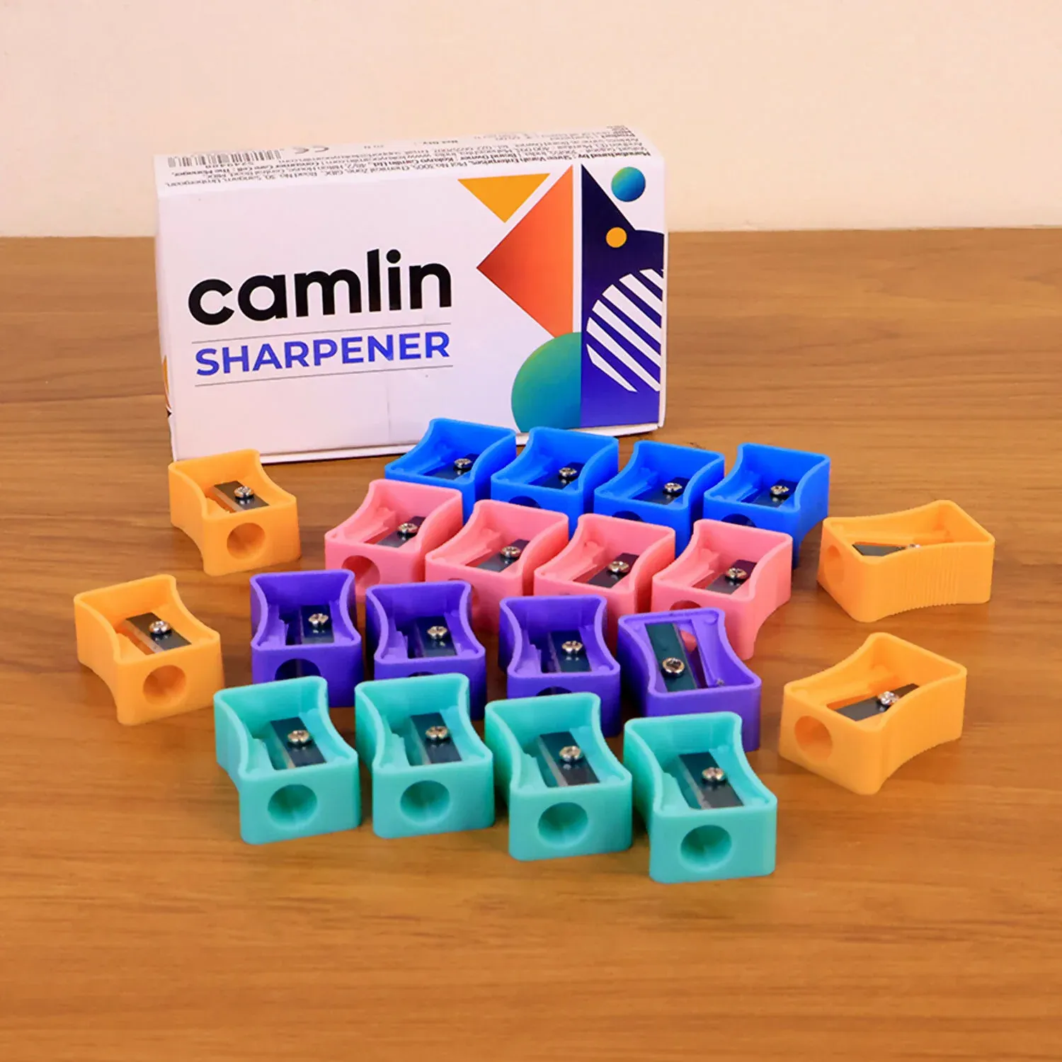 Camlin Pencil Sharpener – Precise Point, Durable Blade, Easy Grip Pack