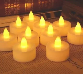 LED Tealight Candles – Flameless Festive Decor (12pc) | JubileeJoy
