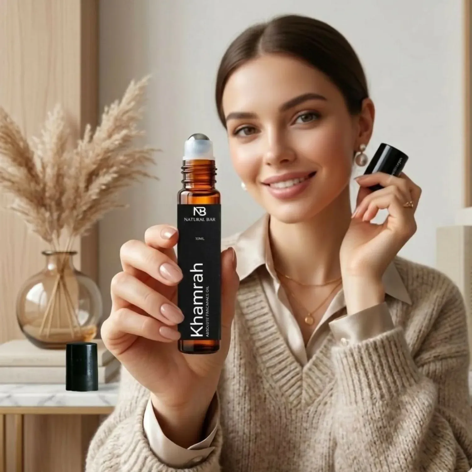 Luxury Attar Roll-On – Long Lasting Non-Alcoholic Fragrance - Detailed Feature View 1