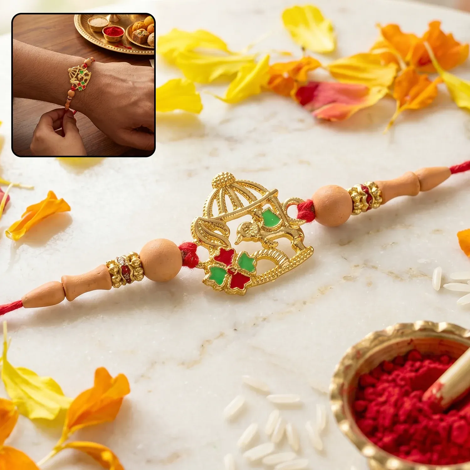 Premium Rakhi – Traditional and Stylish for Raksha Bandhan Celebrations - Buy Online at Alikart
