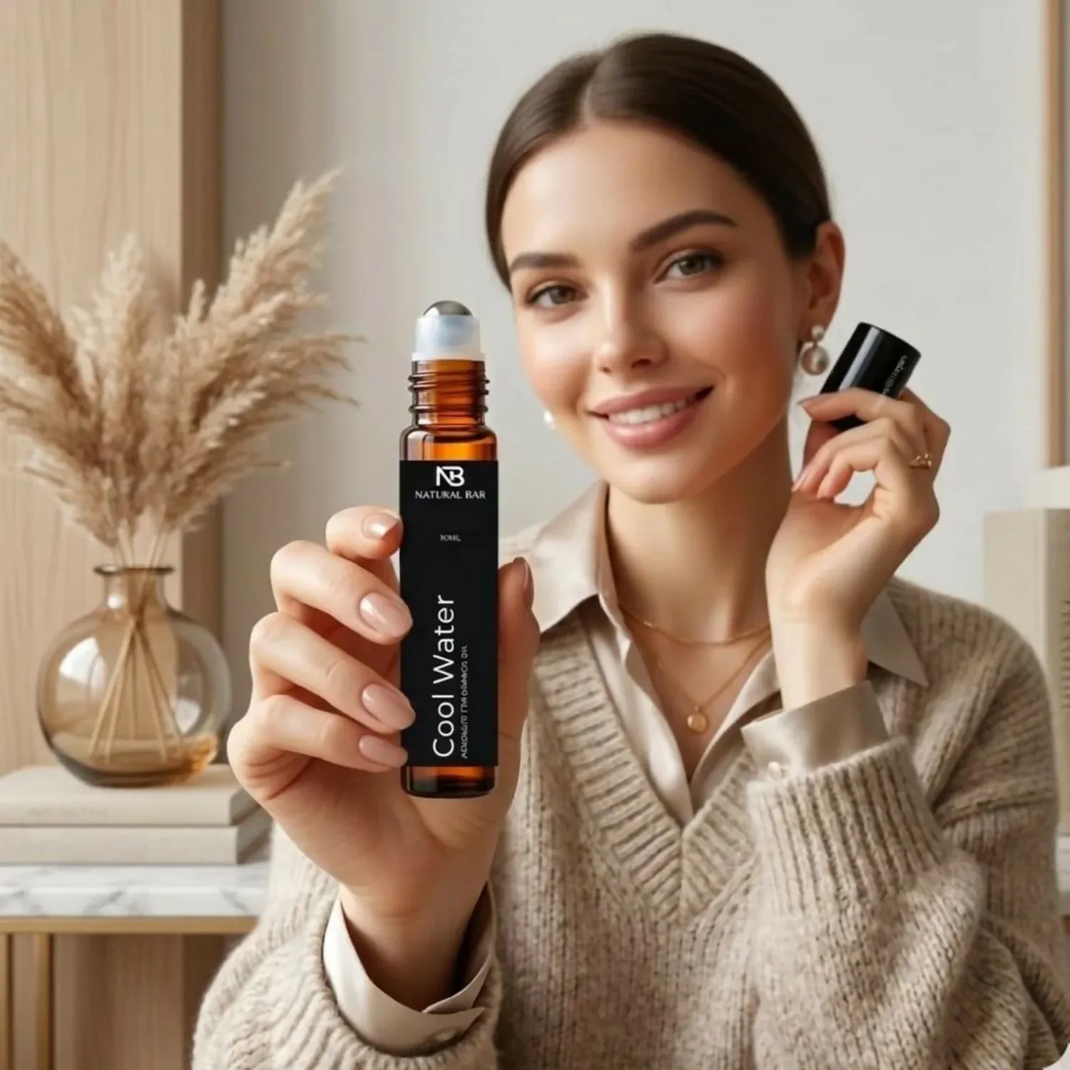 Luxury Attar Roll-On – Long-lasting, Non-alcoholic Fragrance - Detailed Feature View 1