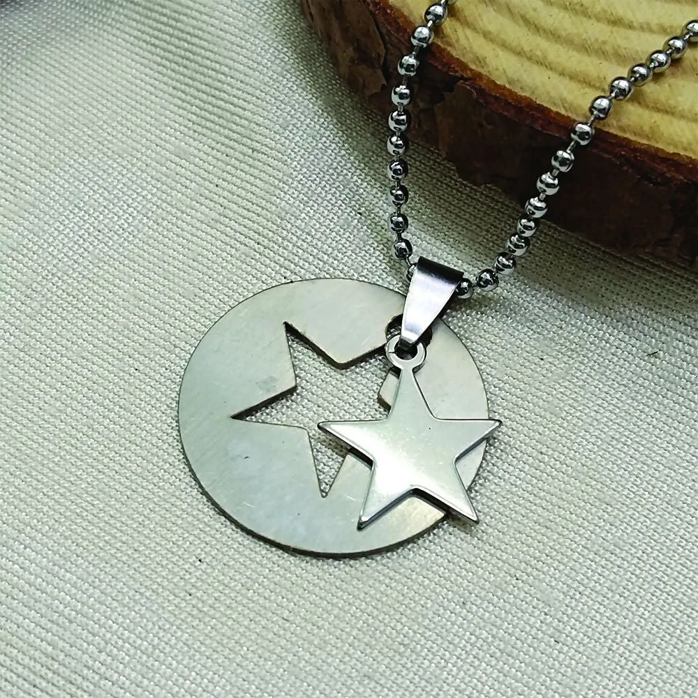 Premium Star Chain Pendant – Stylish & Durable Men's Accessory - Buy Online at Alikart