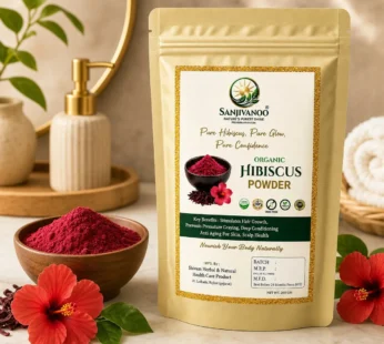 Sanjivanoo Hibiscus Powder Hair Growth Skin Care Herbal (200 GM)