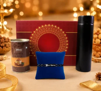 Black Bracelet Rakhi – Elegant & Customizable for Raksha Bandhan