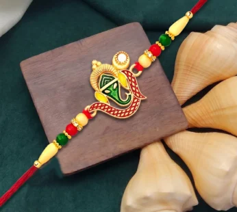 Ganpati Rakhi, Handcrafted traditional thread for Rakshabandhan