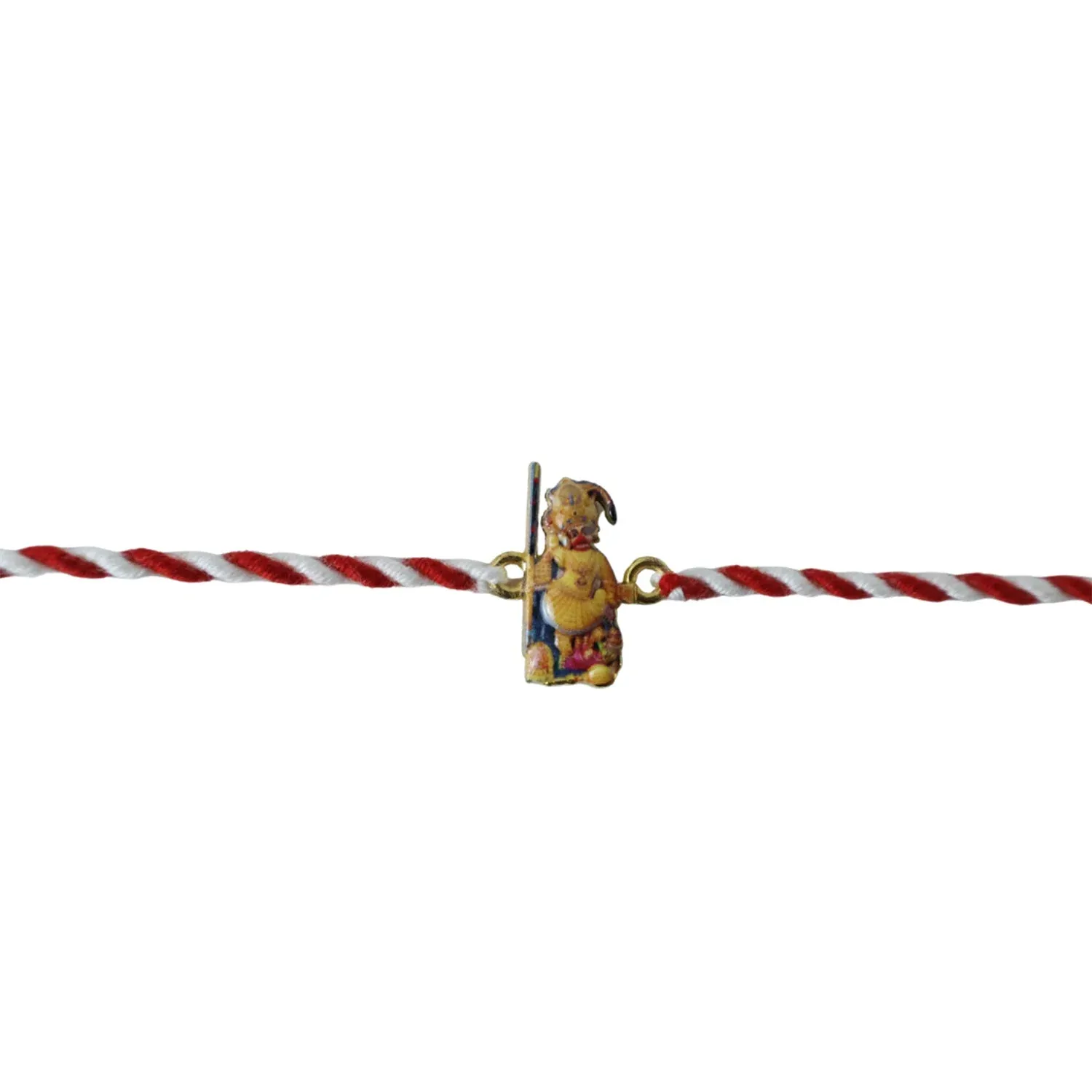 Hanuman Ji Rakhi – Traditional Designer Thread for Brothers - Detailed Feature View 4
