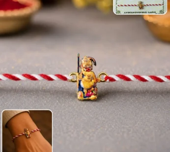 Hanuman Ji Rakhi – Traditional Designer Thread for Brothers