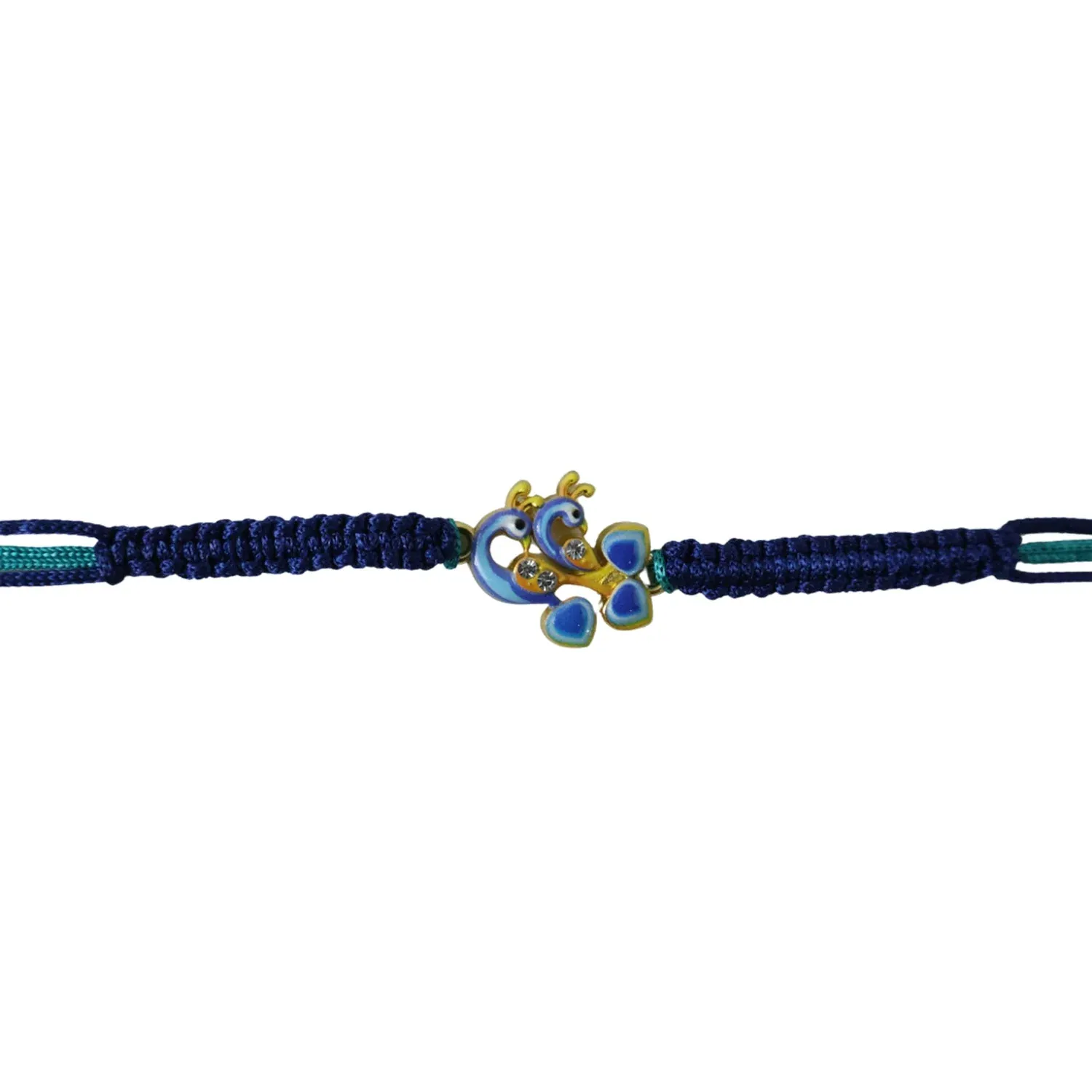 Peacock Rakhi – Elegant, Traditional & Stylish for Brothers - Detailed Feature View 4