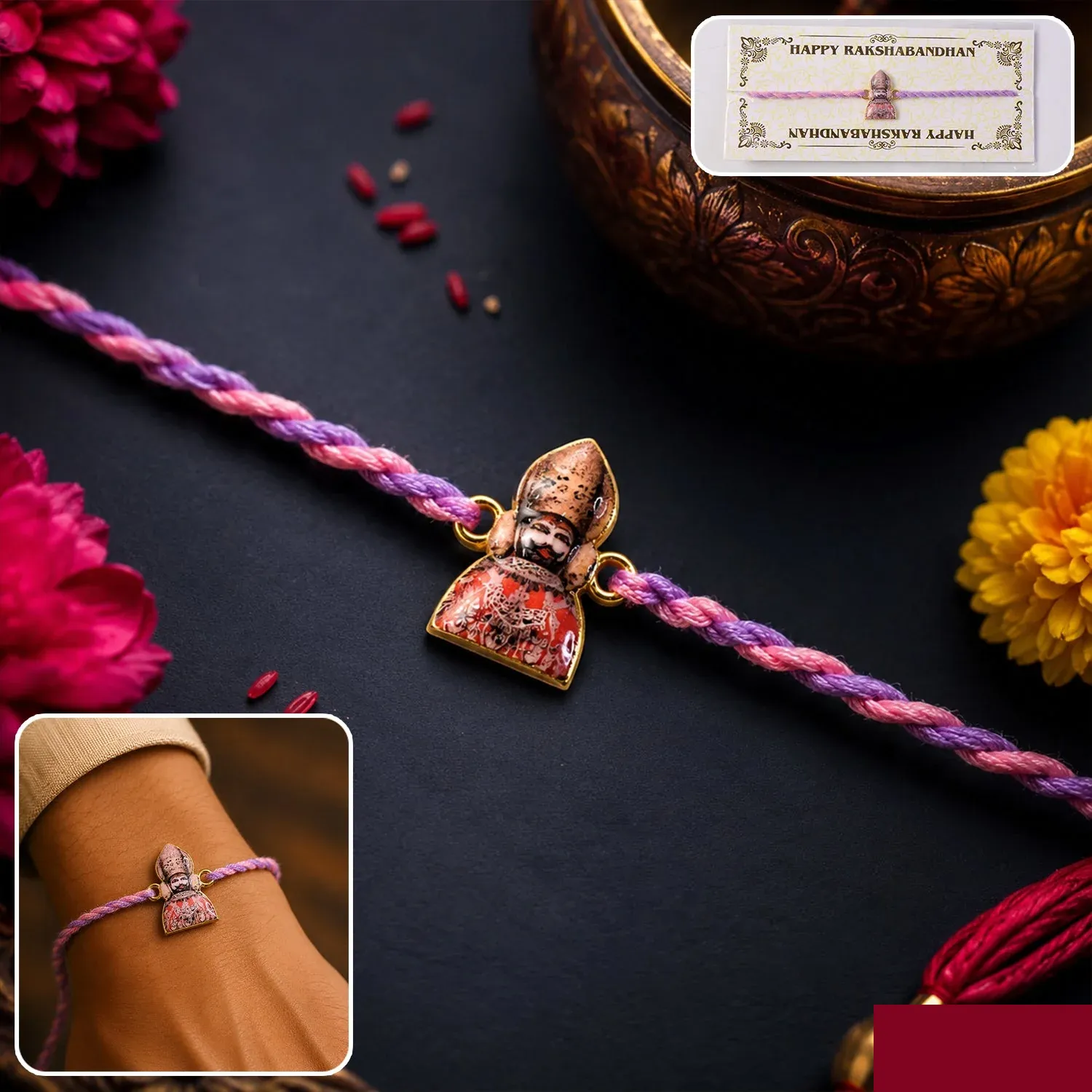 Premium Religious Fancy Dori Rakhi – Stylish, Elegant & Perfect for Brothers - Buy Online at Alikart
