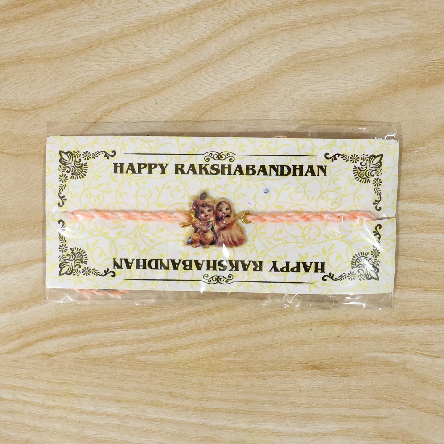 Radha Krishna Rakhi, Stylish & Light for Raksha Bandhan - Detailed Feature View 5