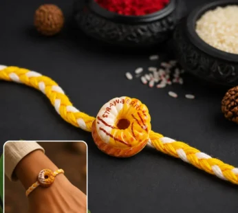 Donut Charm Rakhi – Stylish and Lightweight for Brothers