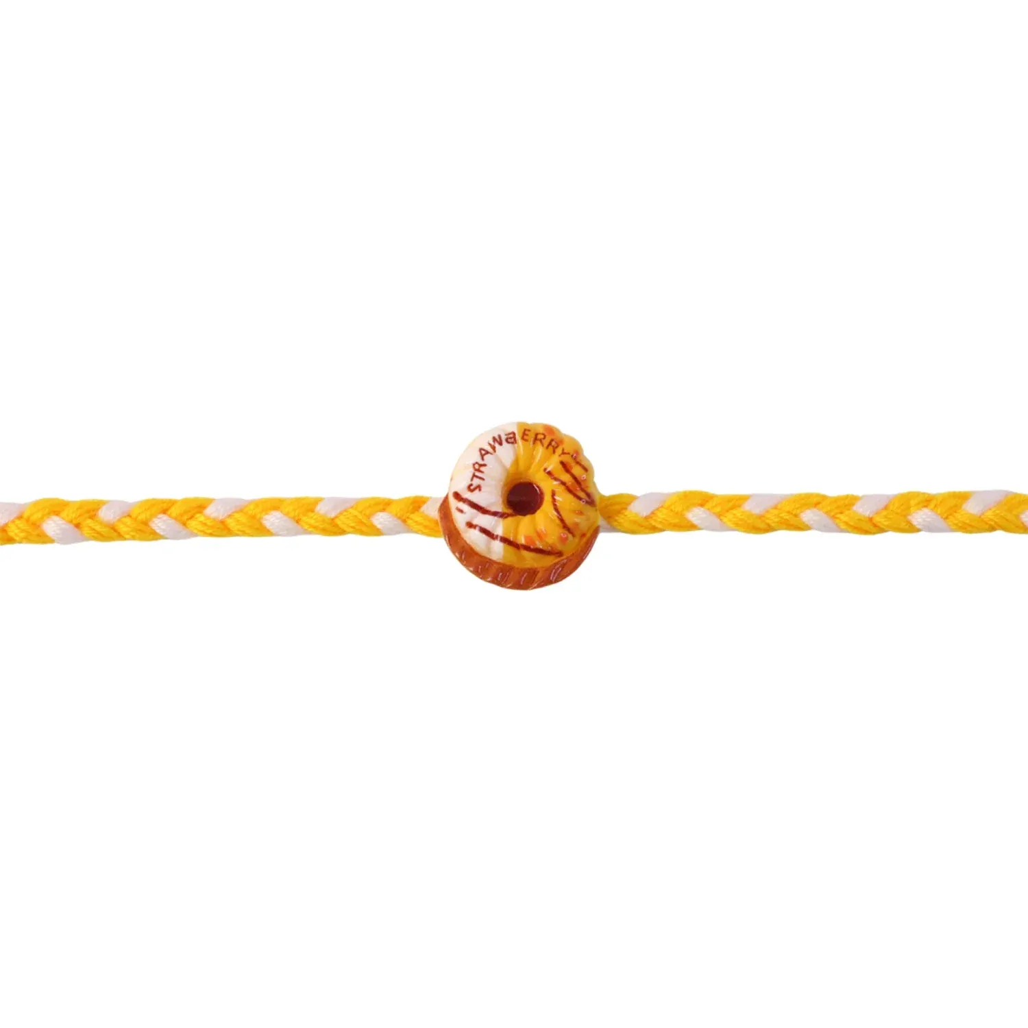 Donut Charm Rakhi – Stylish and Lightweight for Brothers - Detailed Feature View 4