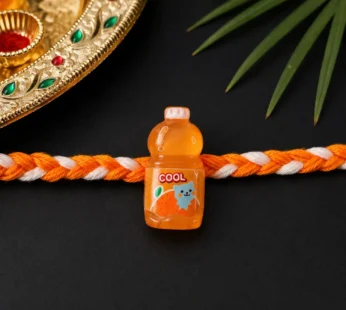 Fancy Drink Bottle Charm Rakhi for Brother – Stylish & Easy to Tie