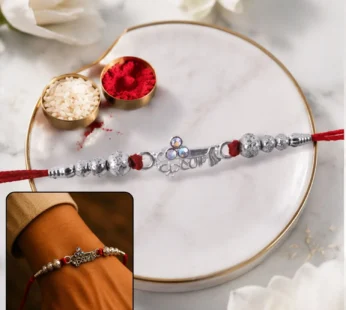 Oxidised Krishna Rakhi – Traditional yet Elegant Festive Design