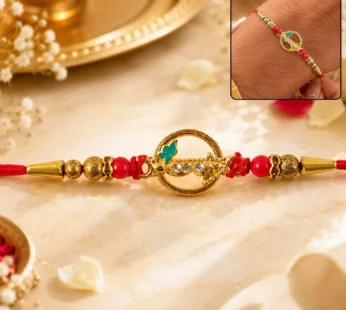 Rakhi – Beautiful traditional design with decorative beads