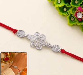 Rakhi – Traditional Design with Decorative Beads and Stylish Appeal