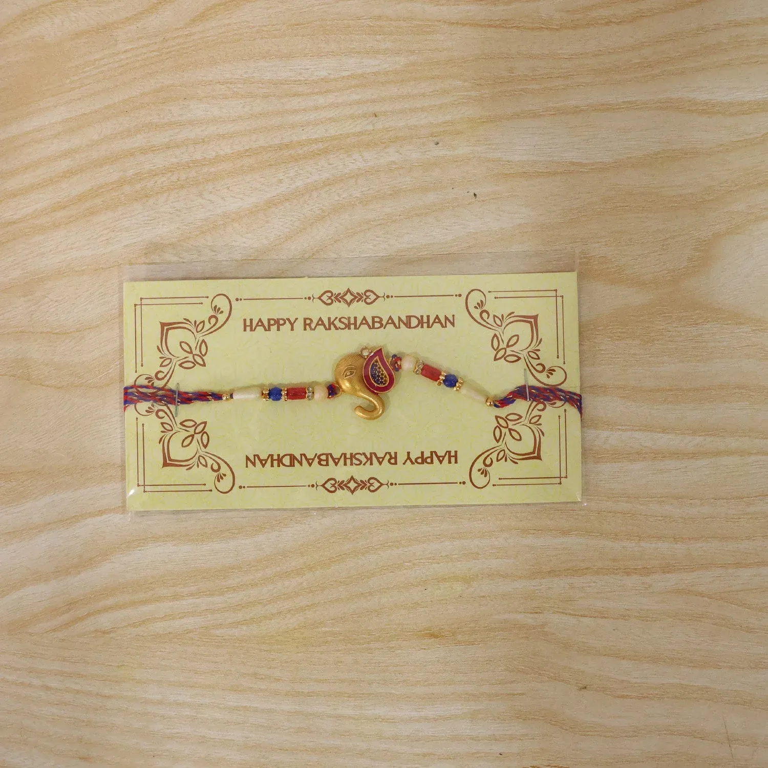 Rakhi – Traditional Designer Festival Gift for Brothers - Detailed Feature View 5