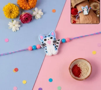 Rakhi – Cute Cartoon Kitty Cat for Brother’s Festive Gift