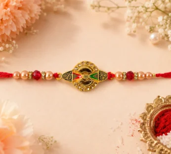 Premium Stylish Floral Traditional Designer Rakhi for Brother