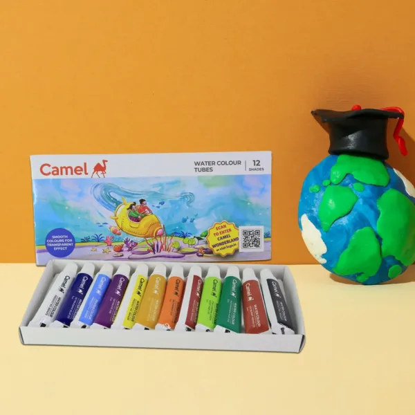 Water Colour Tubes 12 Shades – Bright & Blendable Paint Set