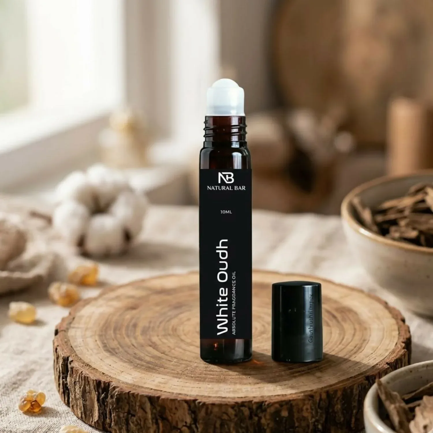 Premium White Oud Attar Roll-On – Long-lasting Non Alcoholic Perfume - Buy Online at Alikart
