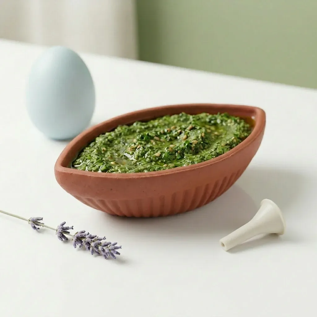 Terracotta Chutney Bowls – Natural Handmade Serving Set - Detailed Feature View 3