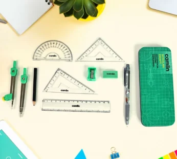 Mathematical Drawing Instruments Box – Precision Kit with Free 0.7 mm Mechanical Pencil