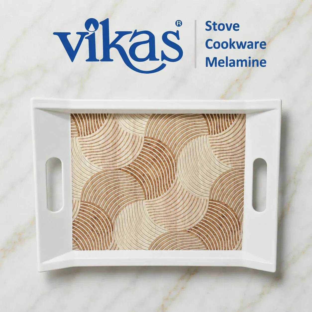 Melamine Serving Tray Set – Durable & Elegant for Home & Office - Detailed Feature View 5
