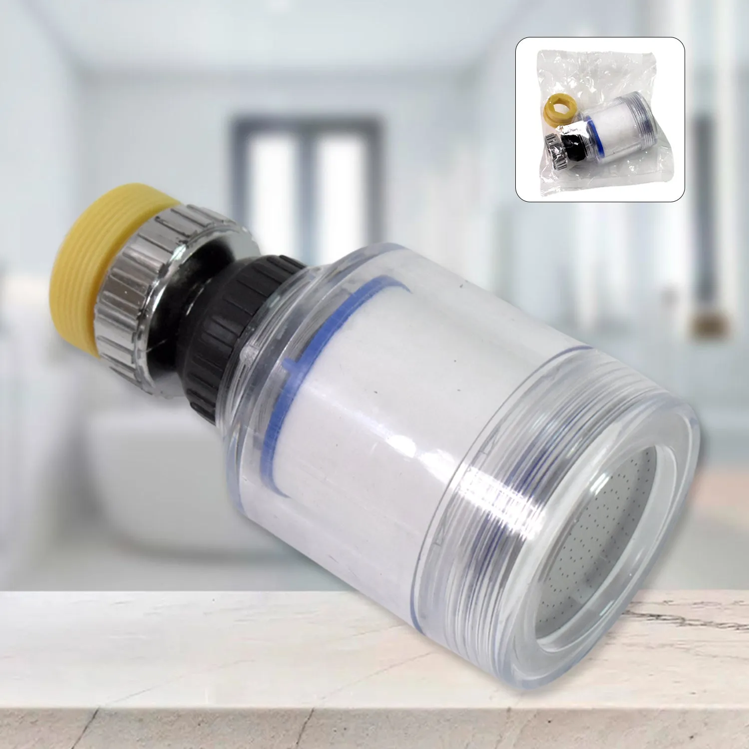 Premium Swivel Faucet Aerator – 360° Rotatable & Foldable | Mist & Relax - Buy Online at Alikart