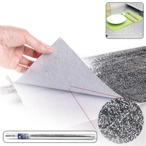 Aluminium Kitchen Foil – Oil-Proof Sticker Roll | CookAura