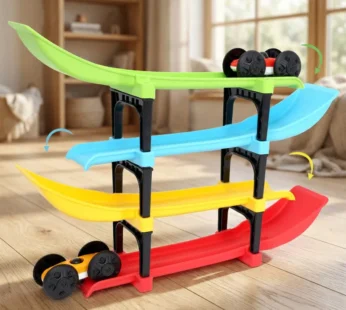 Ramp Racer Track Set – 4-Layer Colourful Sturdy ABS Toy for Kids