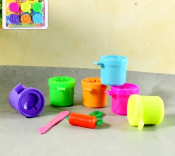 Play Dough Set for Kids – Bright Neon Colors and Creative Tools