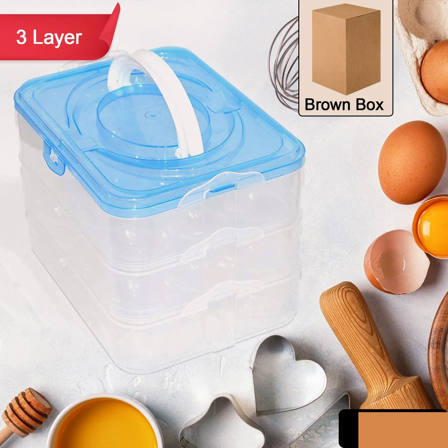 Refrigerator Egg Storage Box – 36-Grid, 3-Layer | Organivo - Detailed Feature View 10