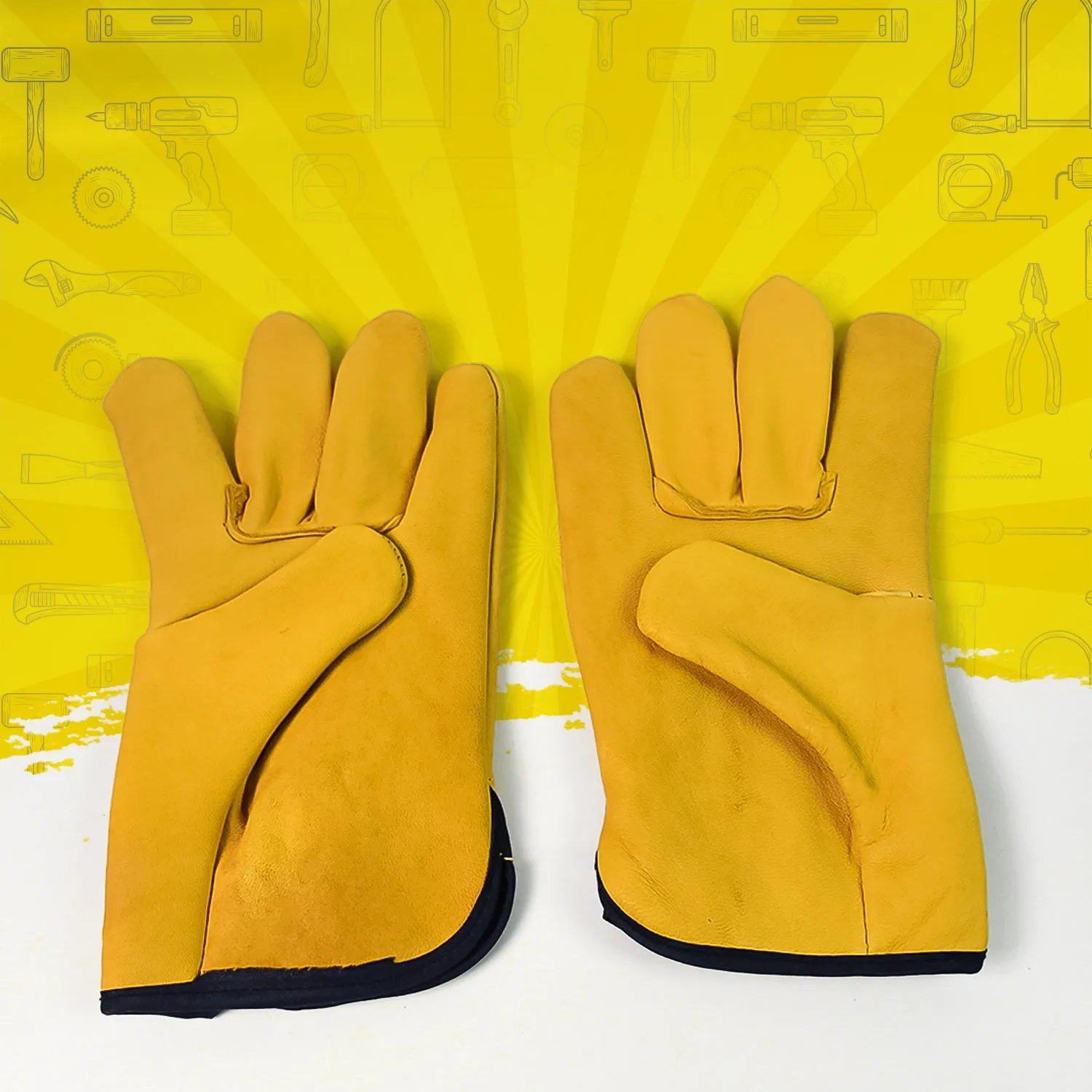 Premium Gardening Gloves – Heavy Duty Leather Thorn Proof Protection | Grow Wear - Buy Online at Alikart