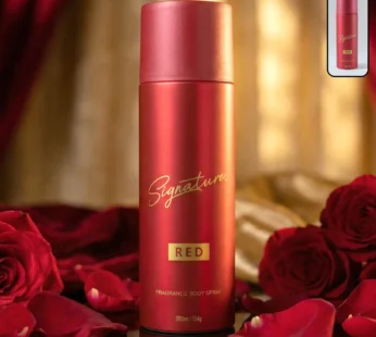 Signature Red Fragrance Body Spray – Long Lasting Bold Scent