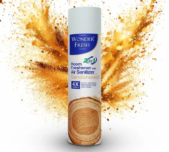 Sandalwood Air Freshener Spray 125g – Long-Lasting | Wonder Fresh