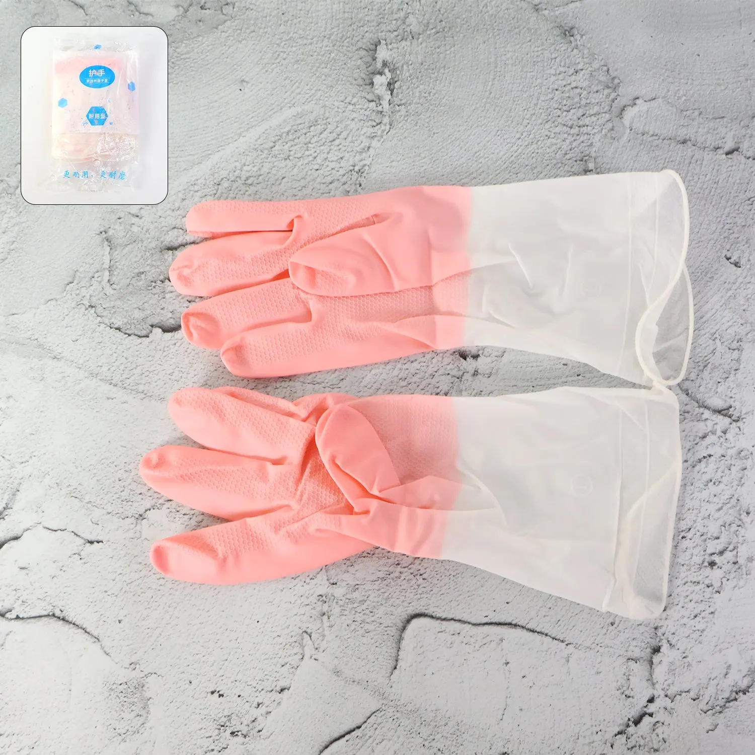 Premium Large Waterproof Cleaning Gloves – Durable Reusable Rubber Pair - Buy Online at Alikart