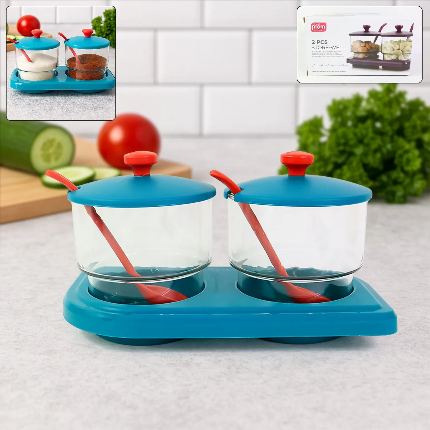Premium Multipurpose Spice Container Set – Durable & Compact Kitchen Storage - Buy Online at Alikart