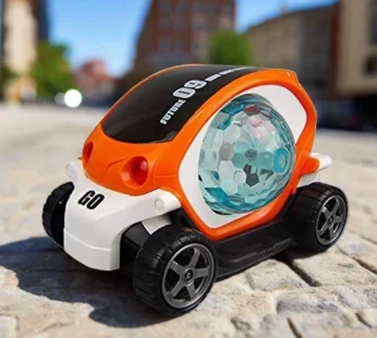 Rotating Stunt Car Toy – 360° Bump & Go Fun | Spark Tots