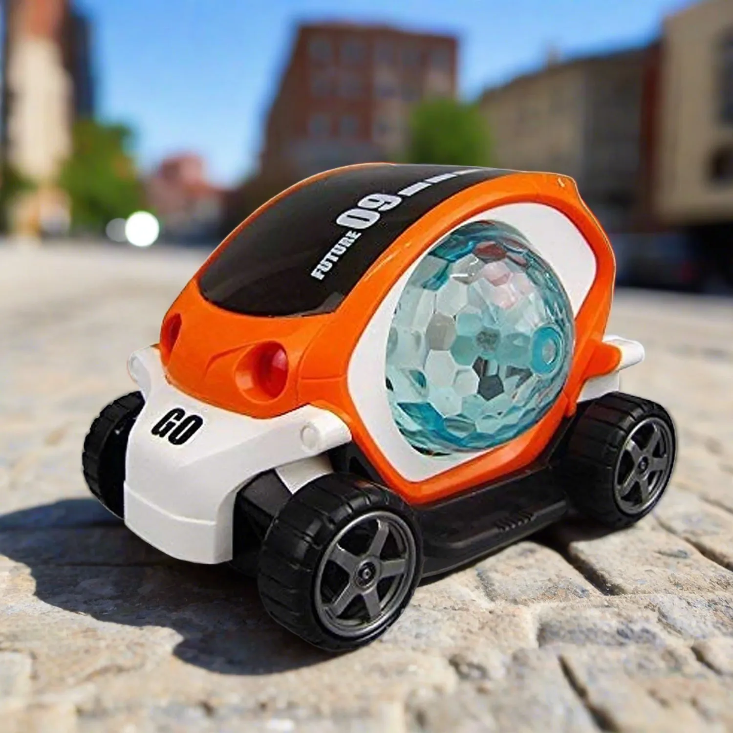Premium Rotating Stunt Car Toy – 360° Bump & Go Fun | Spark Tots - Buy Online at Alikart