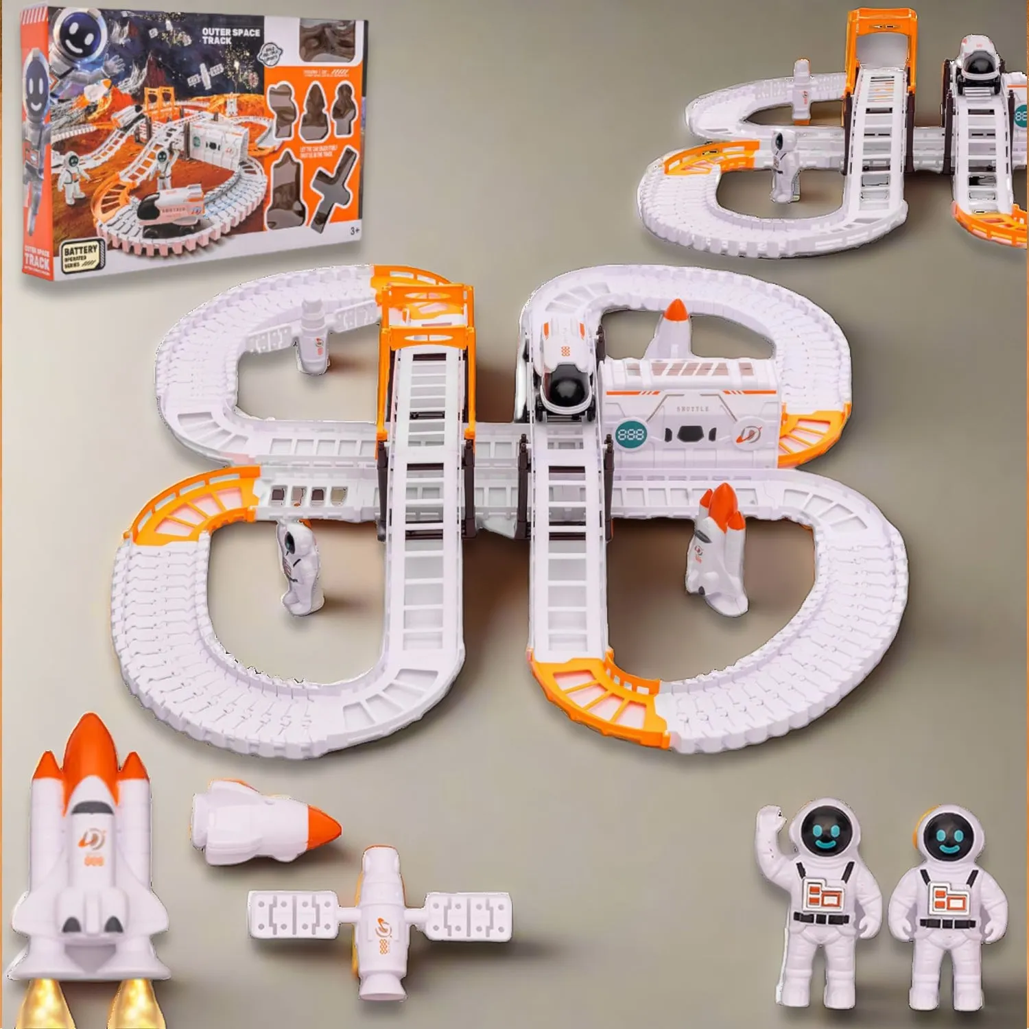 Premium Space Race Track Set – Kids Cosmic Adventure Toy | Action Legion - Buy Online at Alikart