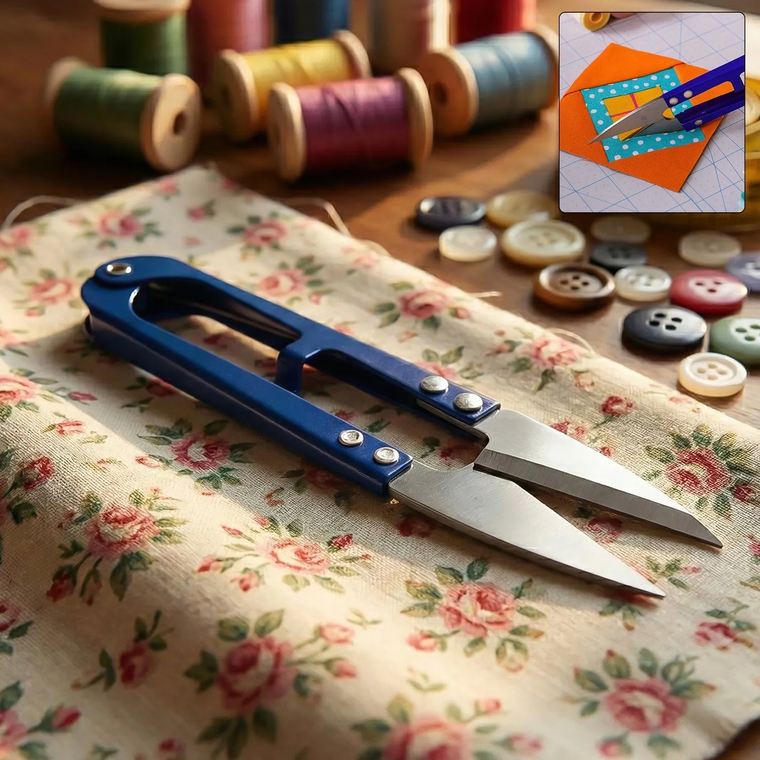 Premium Sewing Scissors – Ergonomic Handle for Precise Fabric Cutting - Buy Online at Alikart