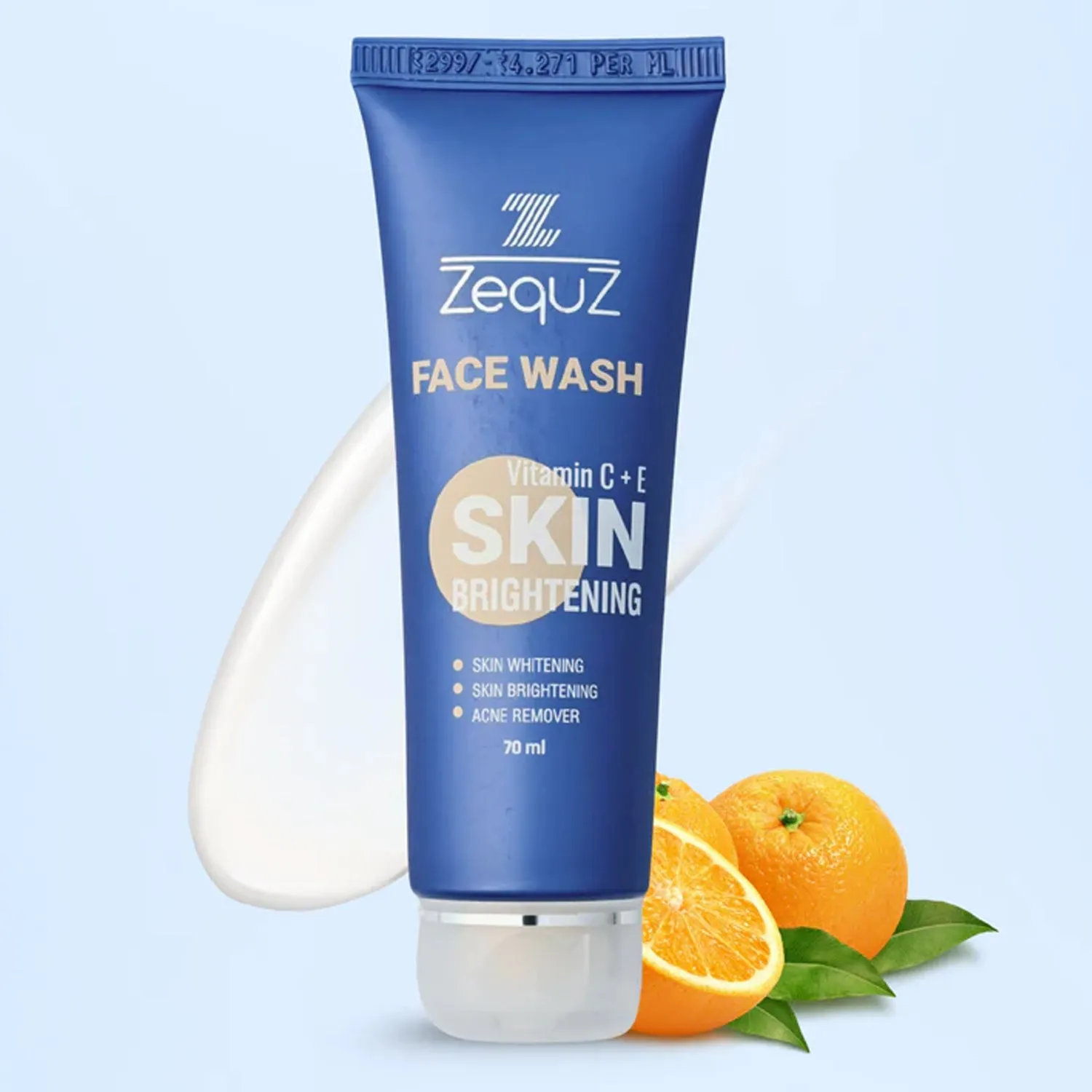 Vitamin C Brightening Face Wash – Gentle Glow & Oil Control - Detailed Feature View 1
